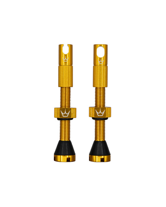 Tubeless PEATY'S x Chris King MK2 Presta 60 mm valves (x2) Gold