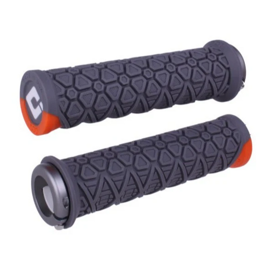 Grips ODI VANQUISH Lock-On 135 mm Grey/Orange