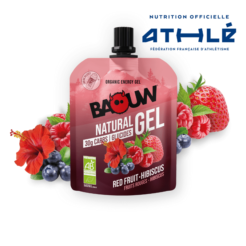 BAOUW Organic Energy Gel Red Fruits-Hibiscus (85g)