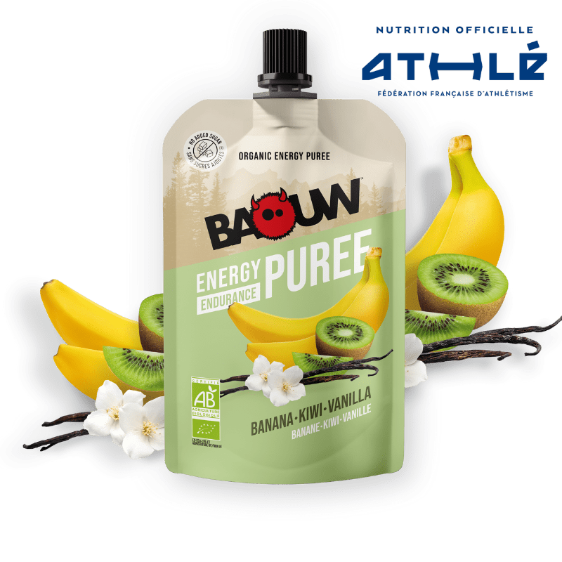 BAOUW Organic Recipe Fruit Energy Puree Banana/Kiwi/Vanilla (90g)