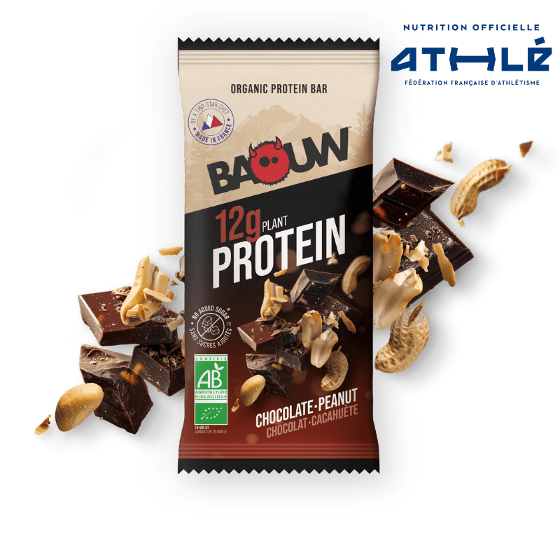 BAOUW ORGANIC EXTRA Chocolate/Marshmallow Protein Bar (50g)