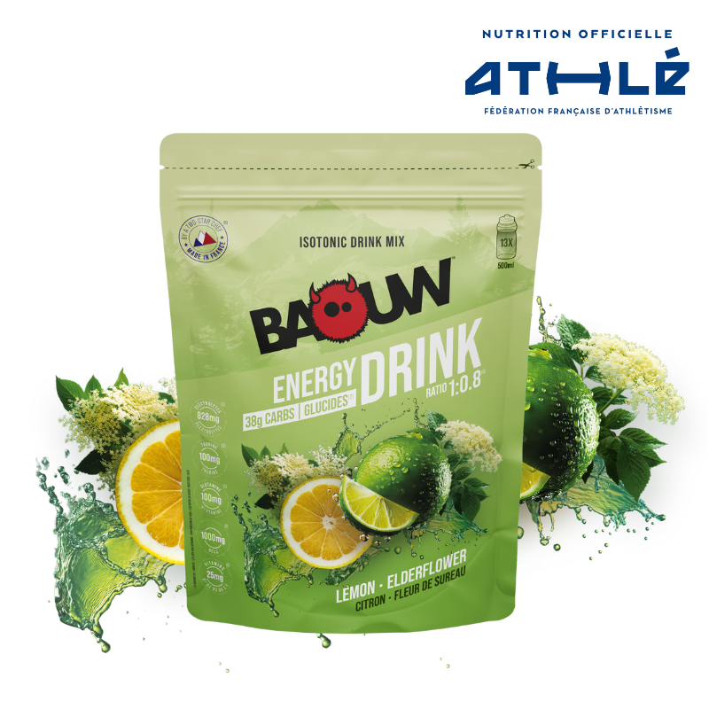 BAOUW ISOTONIC Energy Drink (585g) Lemon Elderflower