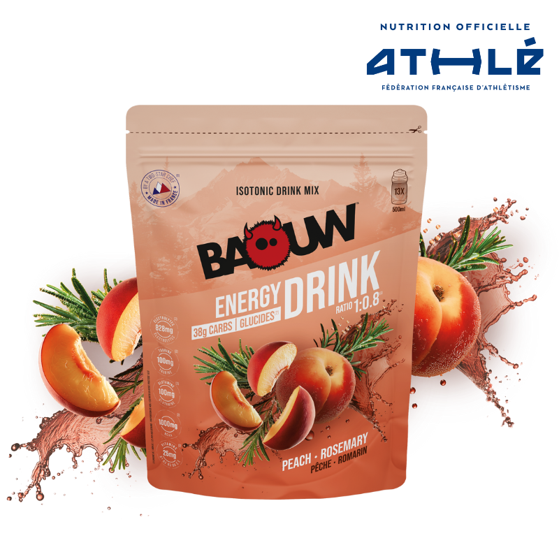 BAOUW ISOTONIC Energy Drink (585g) Peach Rosemary