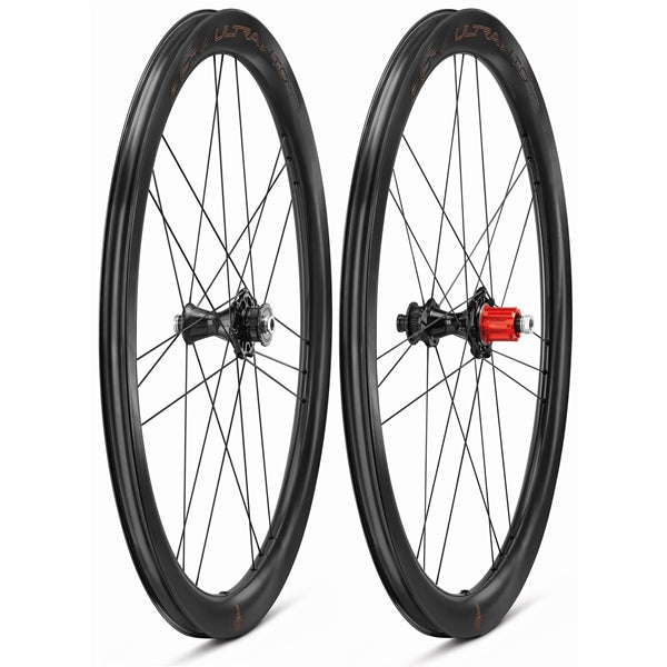 Pairs of CAMPAGNOLO BORA ULTRA WTO 45 C23 DISC Wheels clincher (Center Lock)