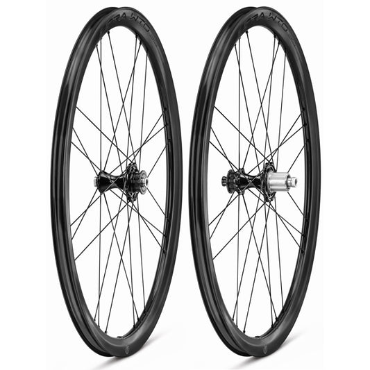 Pair of CAMPAGNOLO BORA WTO 35 C23 DISC Tubeless Ready Wheels (Center Lock)