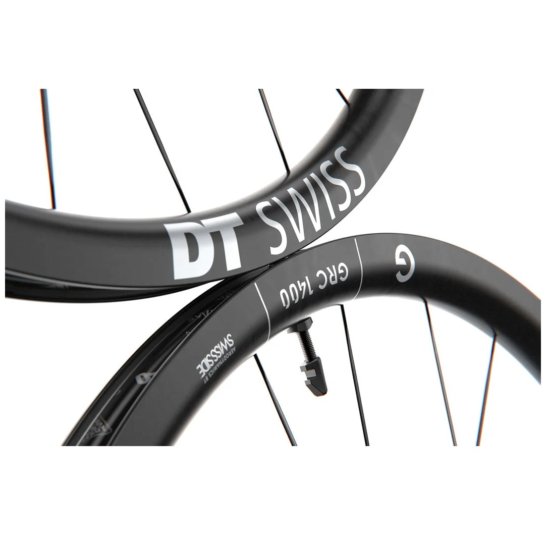 Pair of DT SWISS GRC 1400 SPLINE 30 CARBON DISC 700c Wheels (Centerlock)