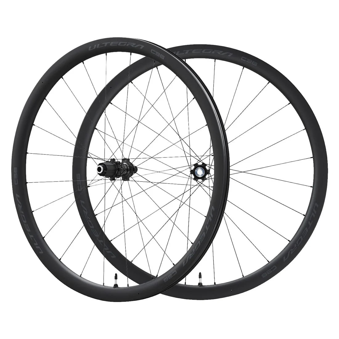 Pair of SHIMANO ULTEGRA R8170-C36 Carbon Wheels clincher Tubeless Ready (Center Lock)