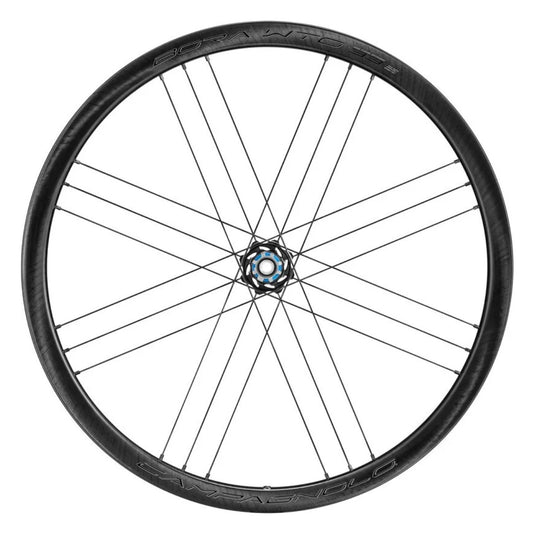 CAMPAGNOLO BORA WTO 33 DISC DARK LABEL rear wheel with Tires (Center Lock)