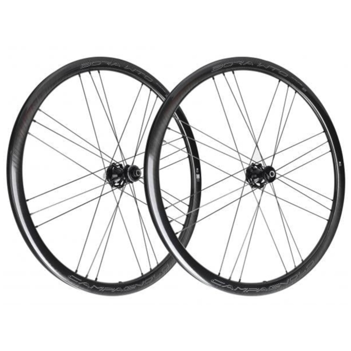 Pairs of CAMPAGNOLO BORA WTO 33 DISC wheels clincher (Center Lock)