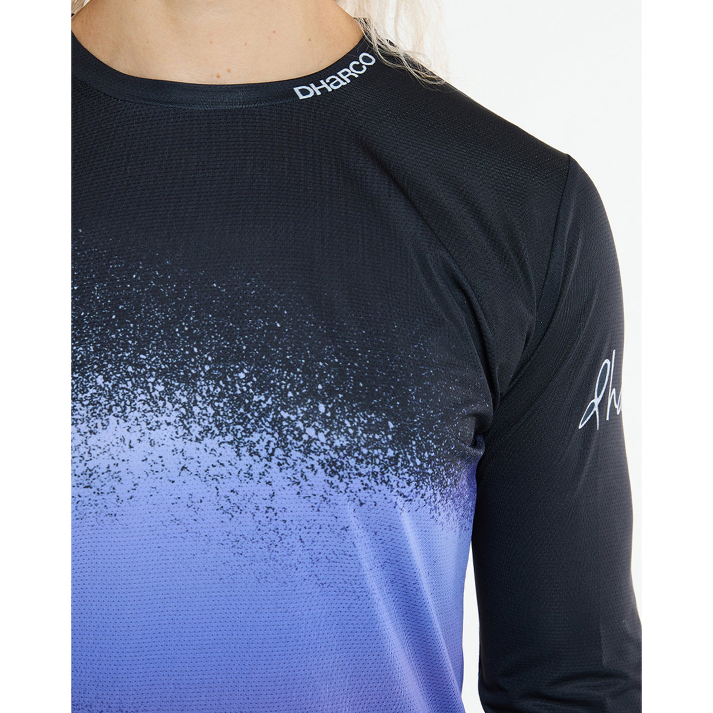 DHARCO RACE ULTRA VIOLET Women's Long Sleeve Jersey Black/Purple