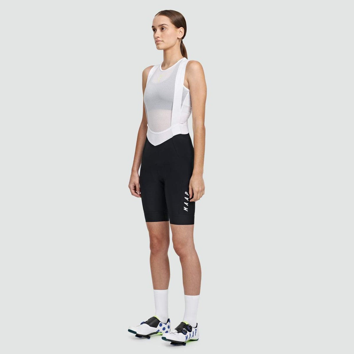 Women's MAAP TEAM EVO Bib Tight Black/White