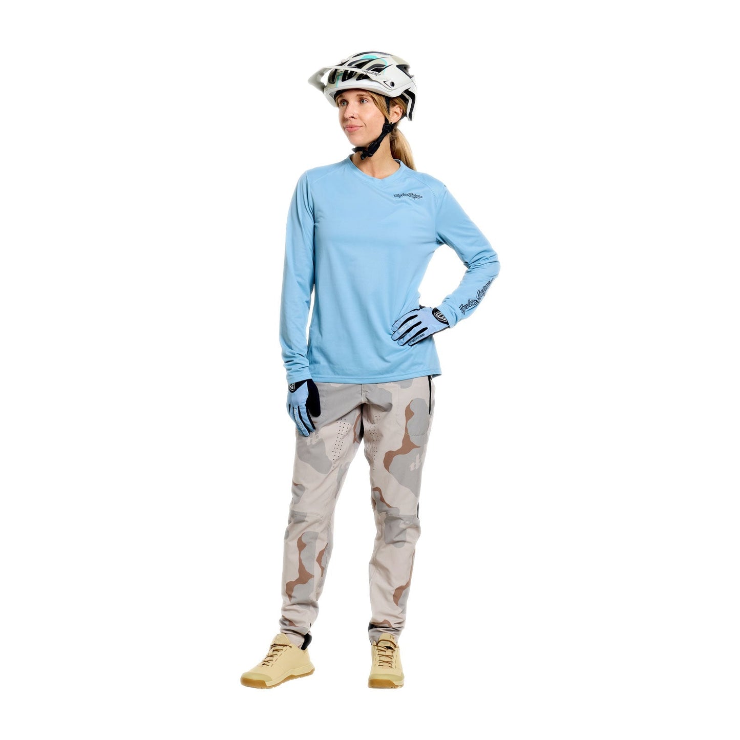 TROY LEE DESIGNS LILIUM PRO Ladies Long Sleeve Jersey Blue