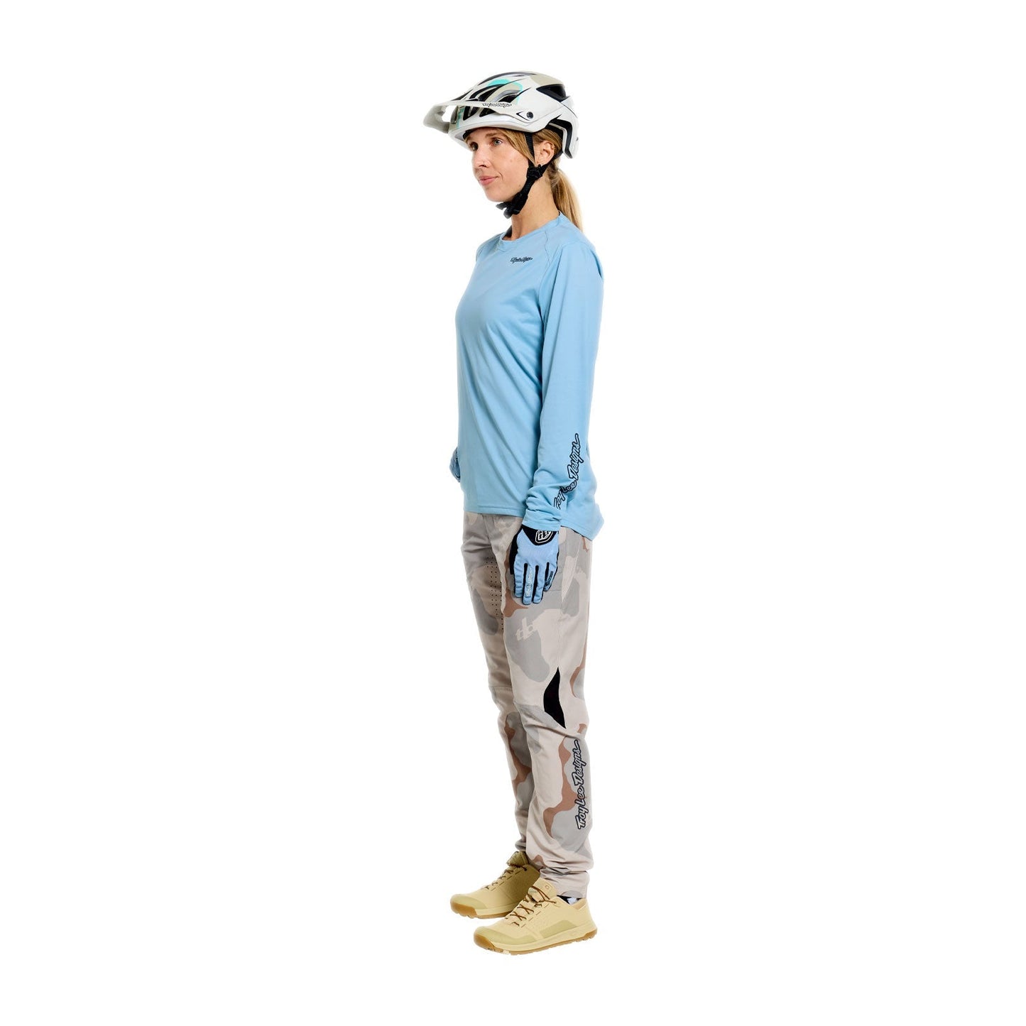 TROY LEE DESIGNS LILIUM PRO Ladies Long Sleeve Jersey Blue