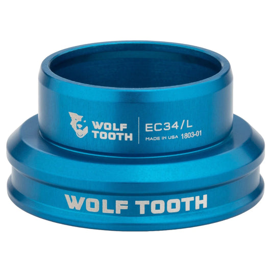 Low-Profile Cup for WOLF TOOTH PERFORMANCE 1"1/8 EC34 External Headset, Blue