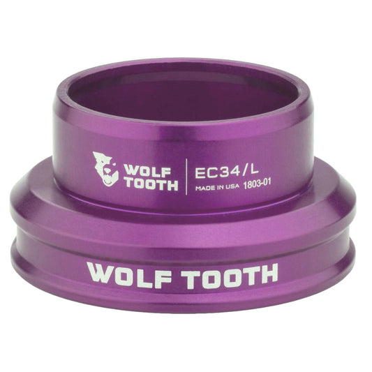 Low-Profile Cup for WOLF TOOTH PREMIUM 1"1/8 EC34 External Headset, Purple