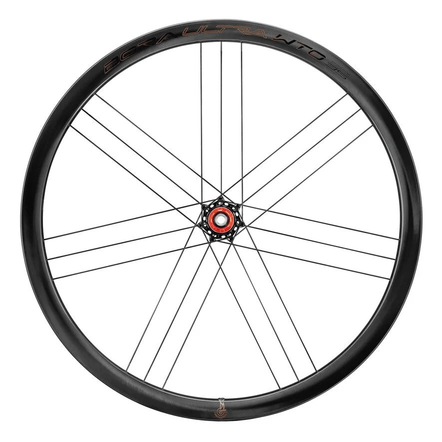 Pair of CAMPAGNOLO BORA ULTRA WTO 35 C23 DISC Tubeless Ready Wheels (Center Lock)