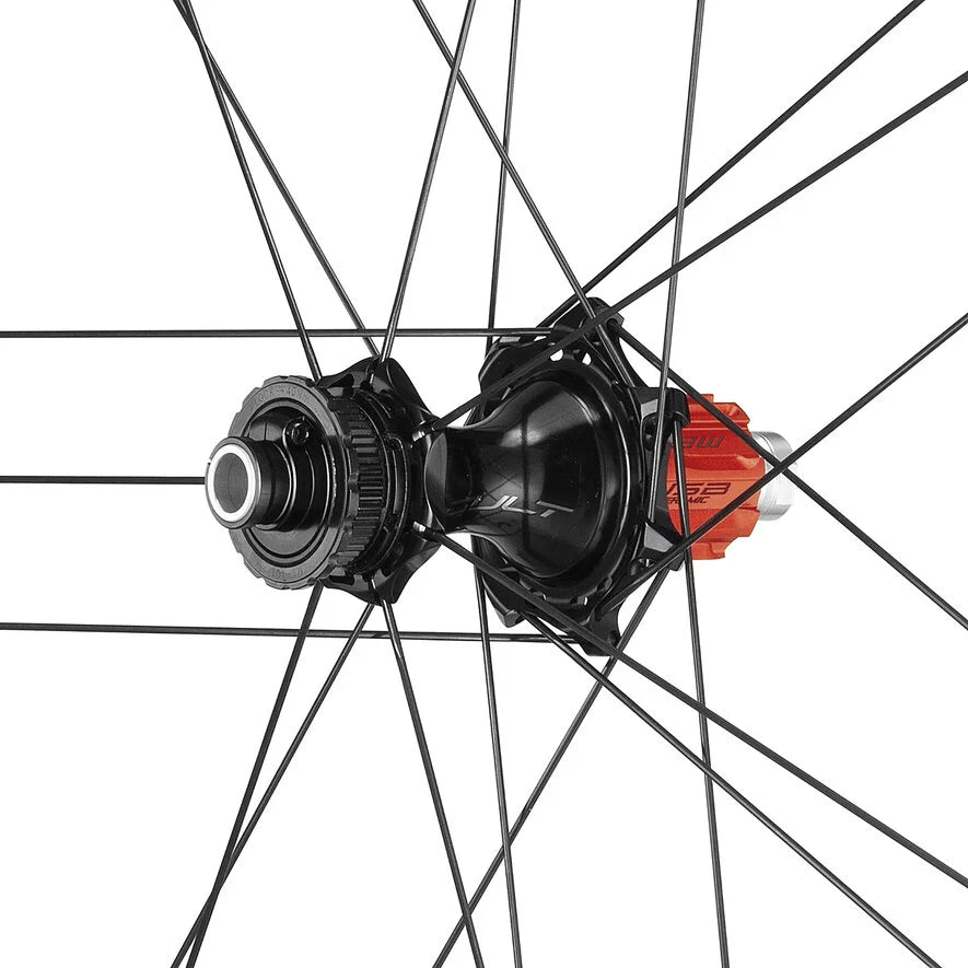 Pair of CAMPAGNOLO BORA ULTRA WTO 45 C23 DISC Tubeless Ready Wheels (Center Lock) Chrome