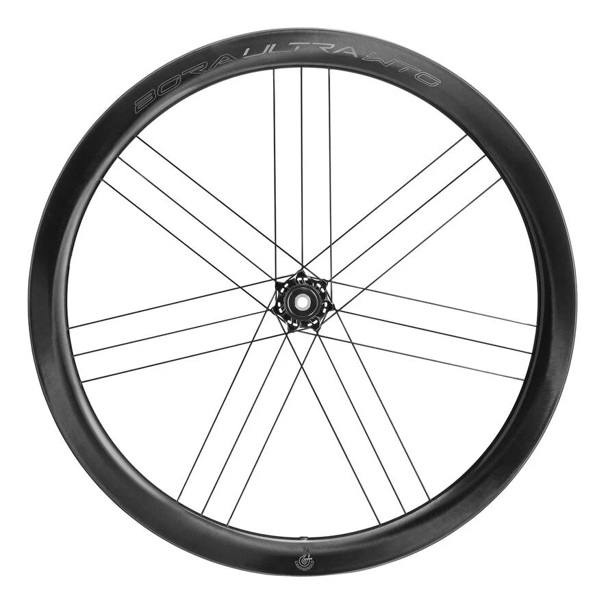 Pair of CAMPAGNOLO BORA ULTRA WTO 45 C23 DISC Tubeless Ready Wheels (Center Lock) Chrome