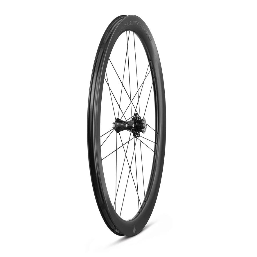 Pair of CAMPAGNOLO BORA ULTRA WTO 45 C23 DISC Tubeless Ready Wheels (Center Lock) Chrome