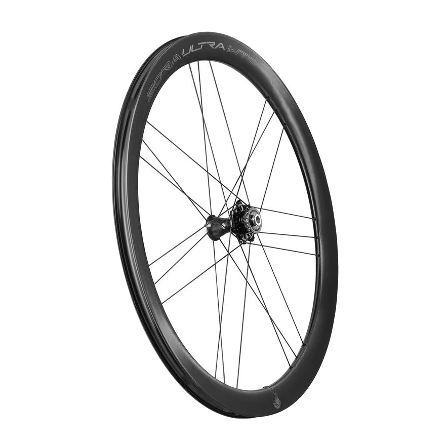 Pair of CAMPAGNOLO BORA ULTRA WTO 45 C23 DISC Tubeless Ready Wheels (Center Lock) Chrome