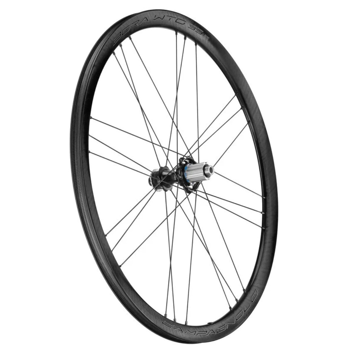 CAMPAGNOLO BORA WTO 33 DISC DARK LABEL rear wheel clincher (Center Lock)