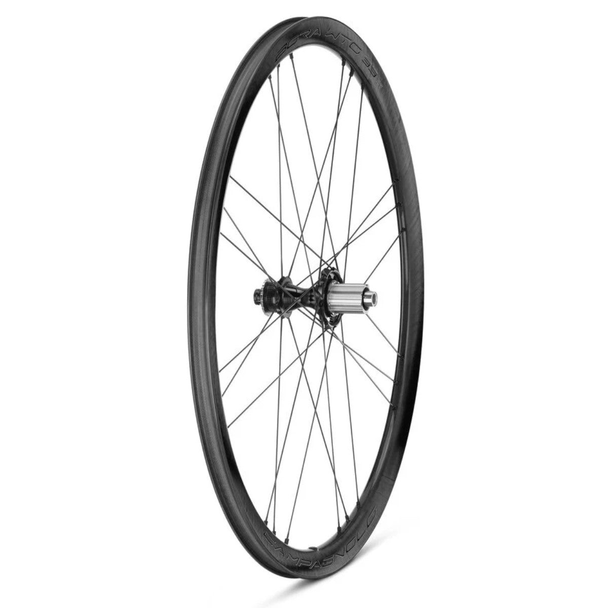 CAMPAGNOLO BORA WTO 33 DISC DARK LABEL rear wheel clincher (Center Lock)