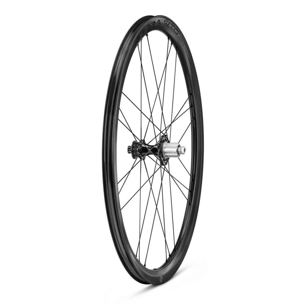 Pair of CAMPAGNOLO BORA WTO 35 C23 DISC Tubeless Ready Wheels (Center Lock)