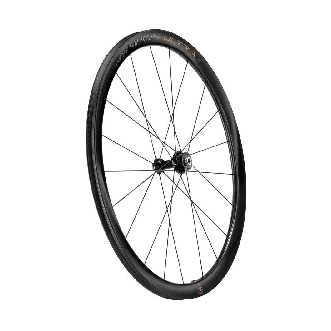 Pair of CAMPAGNOLO HYPERON ULTRA DISC Tubular Wheels (Center Lock)