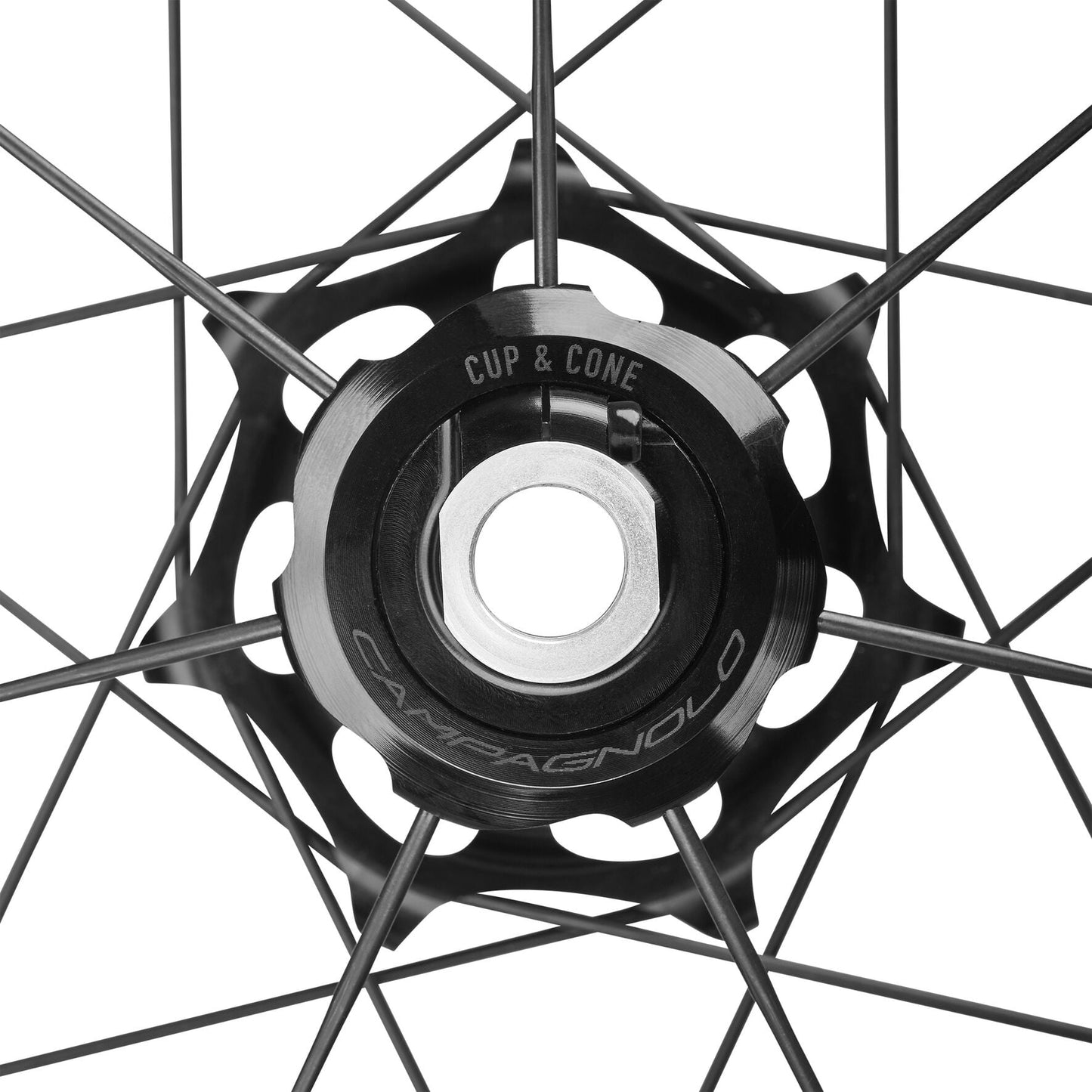 Pair of CAMPAGNOLO ZONDA CARBONE H50 DISC 2WF C25 wheels