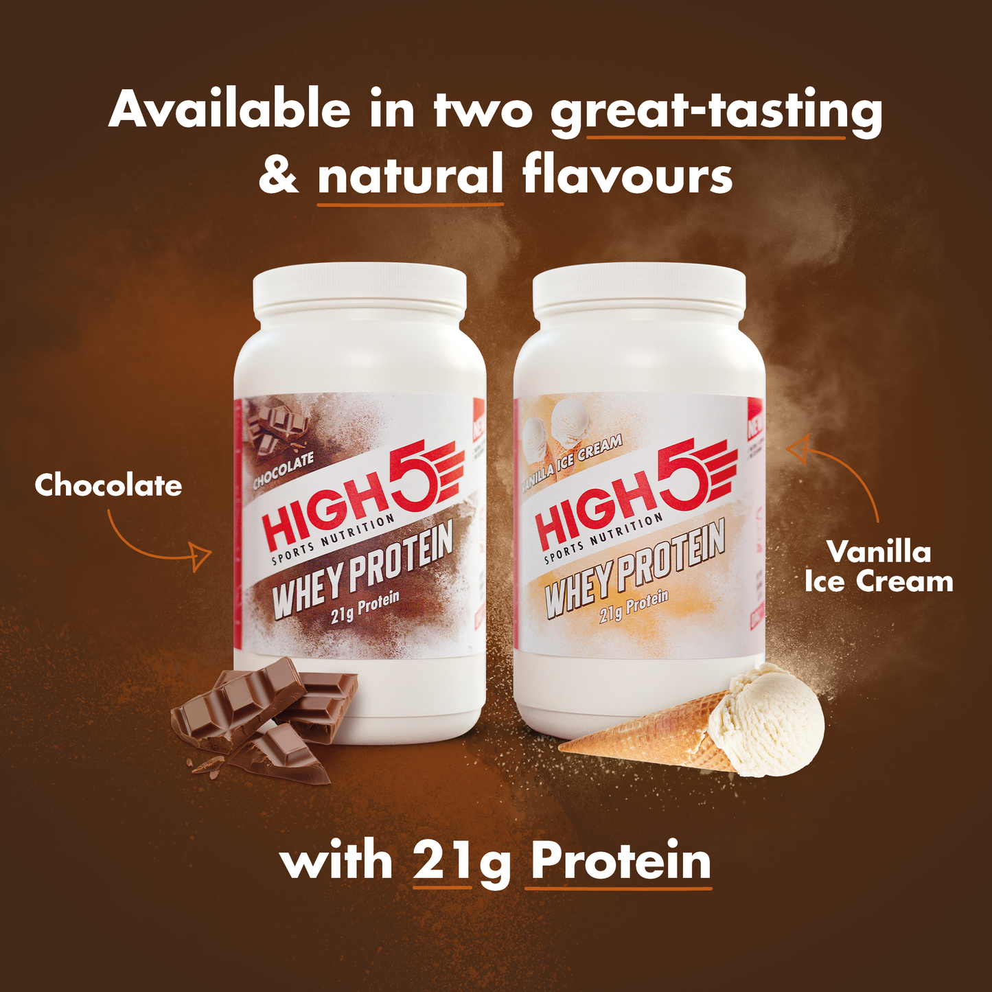 HIGH5 WHEY PROTEIN Recovery Drink (700g) Chocolate