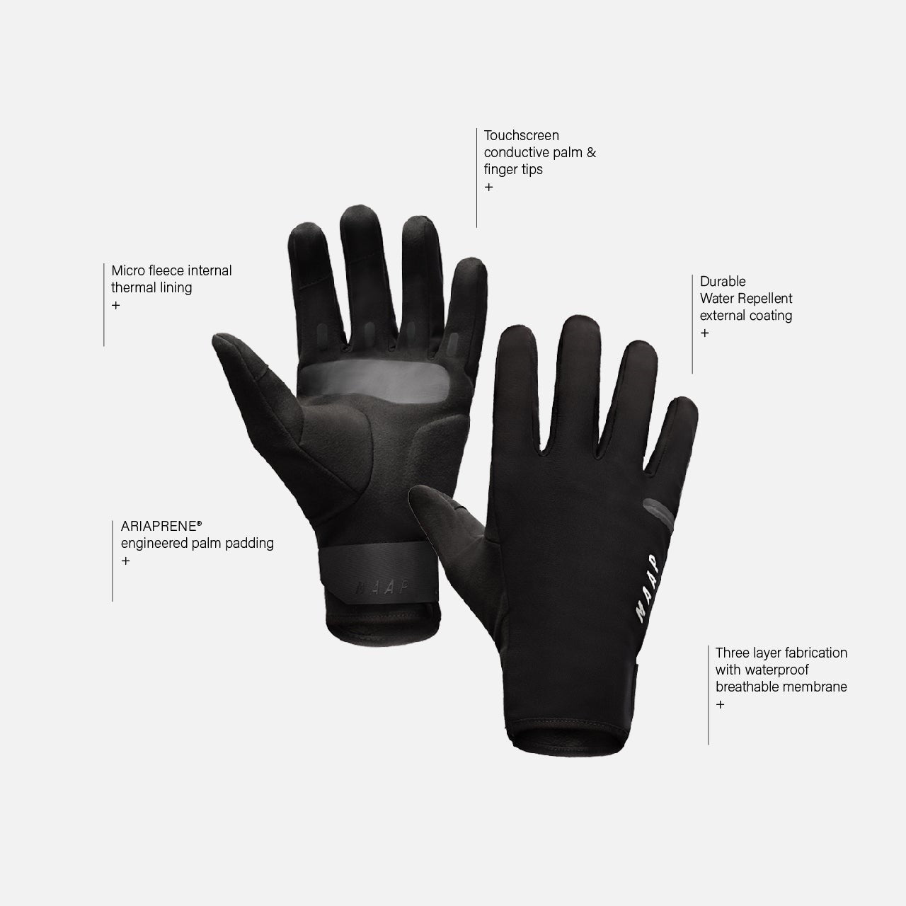 MAAP WINTER Gloves Black