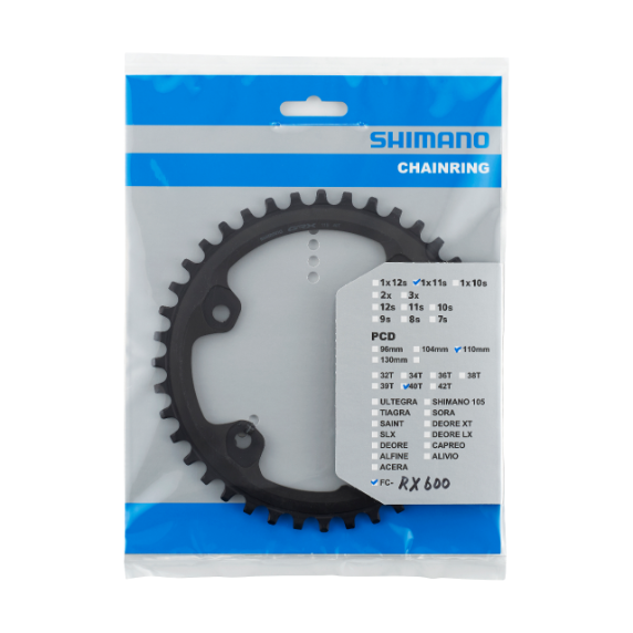 Chainring Mono 11 Speed SHIMANO GRX RX600 110mm