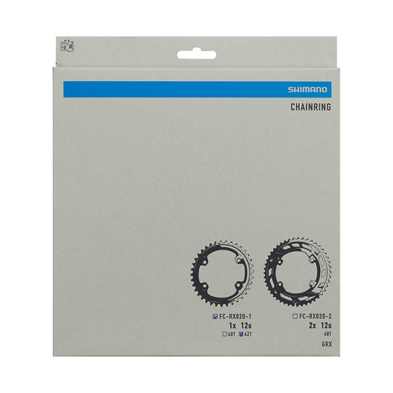 Mono 12V SHIMANO GRX RX820 110mm chainring