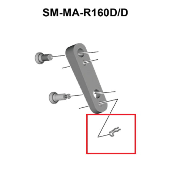 SHIMANO safety ring for Flat Mount Adapter