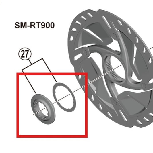 Center Lock Nut SHIMANO Internal SM-RT900