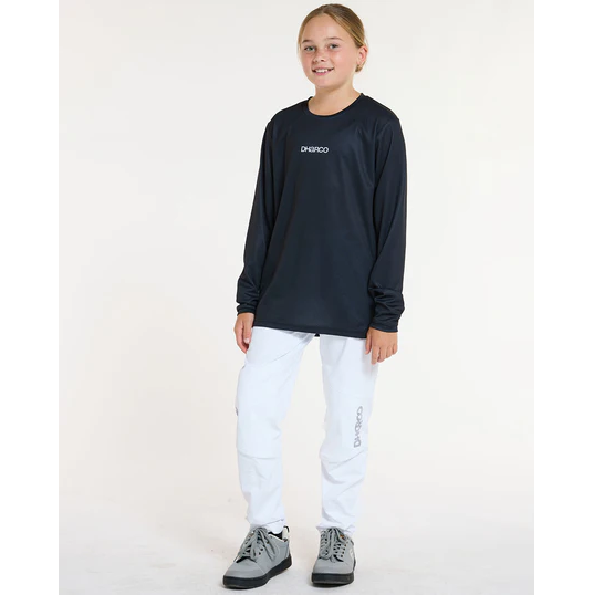 DHARCO GRAVITY THE DARKNESS Long Sleeve Junior Jersey Black