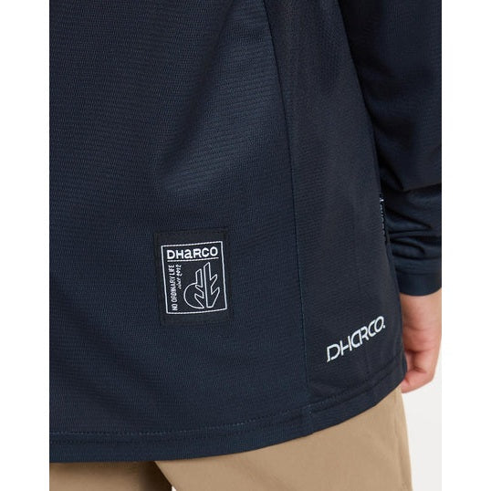 DHARCO GRAVITY THE DARKNESS Long Sleeve Junior Jersey Black
