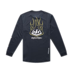 TROY LEE DESIGNS RUCKUS RIDE PRESSED Junior Long Sleeve Jersey Black