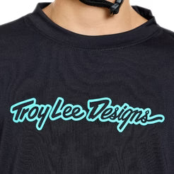 TROY LEE DESIGNS SKYLINE RIDE SIGNATURE Junior Long Sleeve Jersey Black/Green