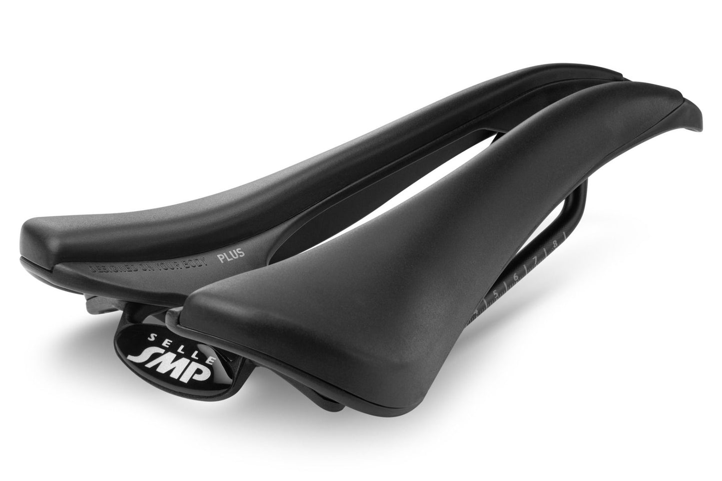 Saddle SMP EVO PLUS Rails Inox Black