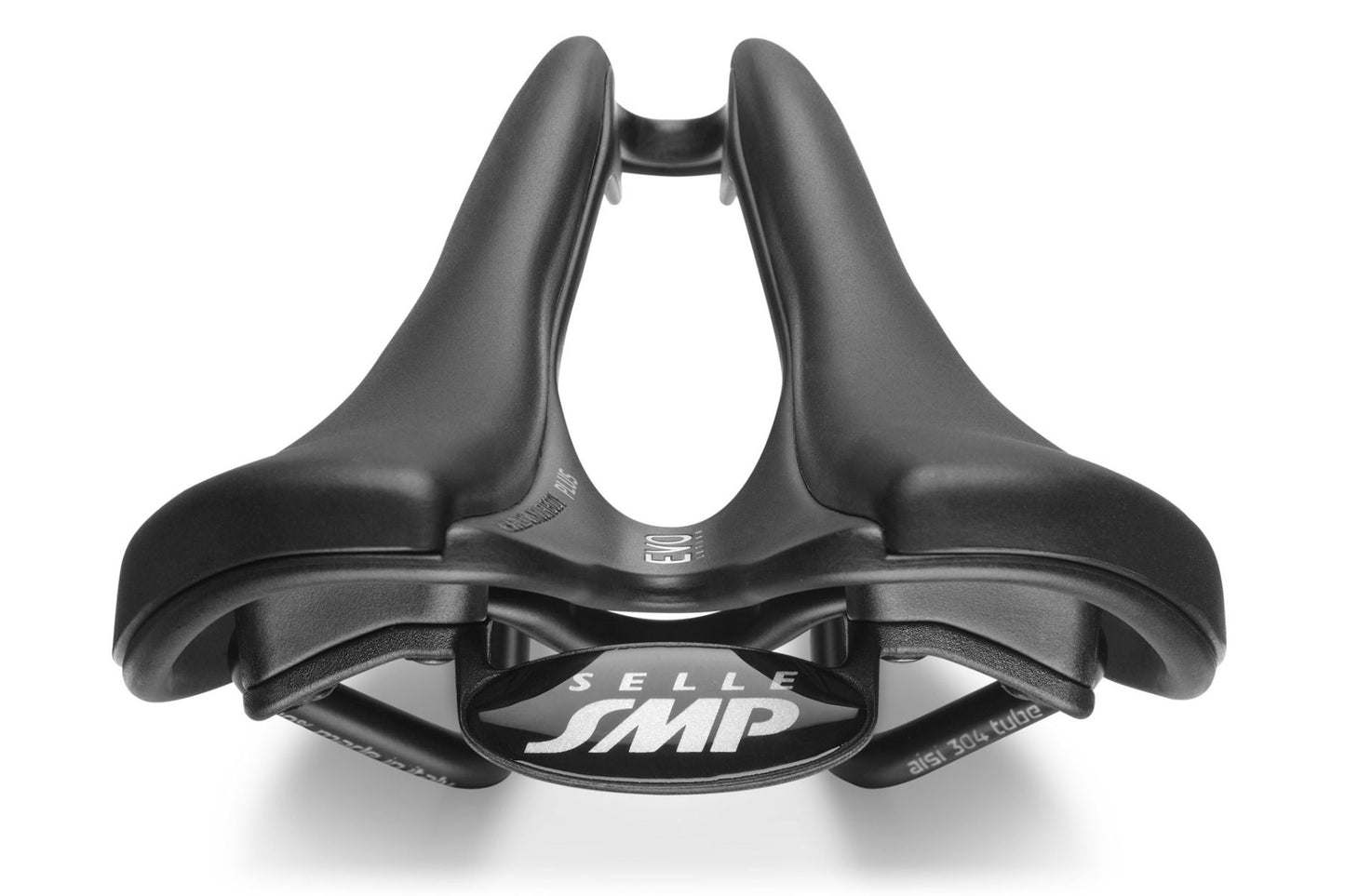 Saddle SMP EVO PLUS Rails Inox Black