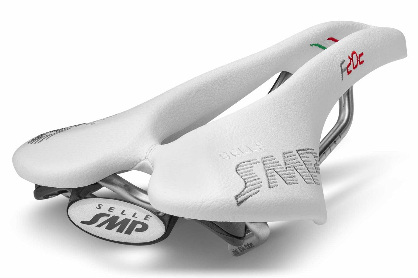 Saddle SMP F20C Rails Inox White