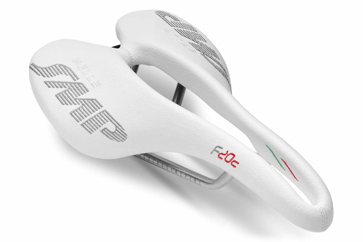 Saddle SMP F20C Rails Inox White