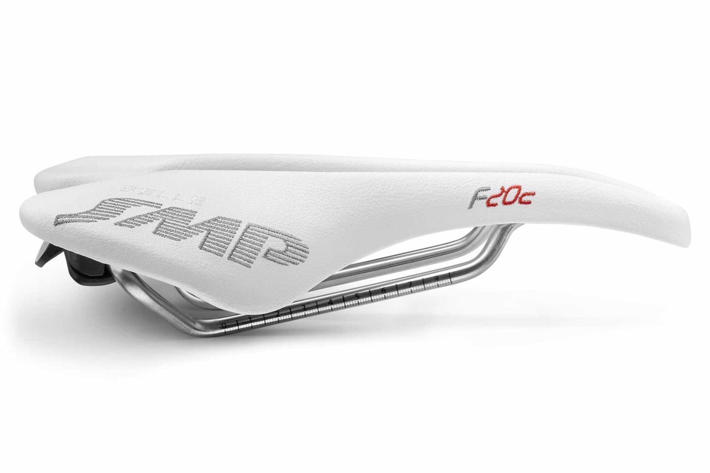 Saddle SMP F20C Rails Inox White