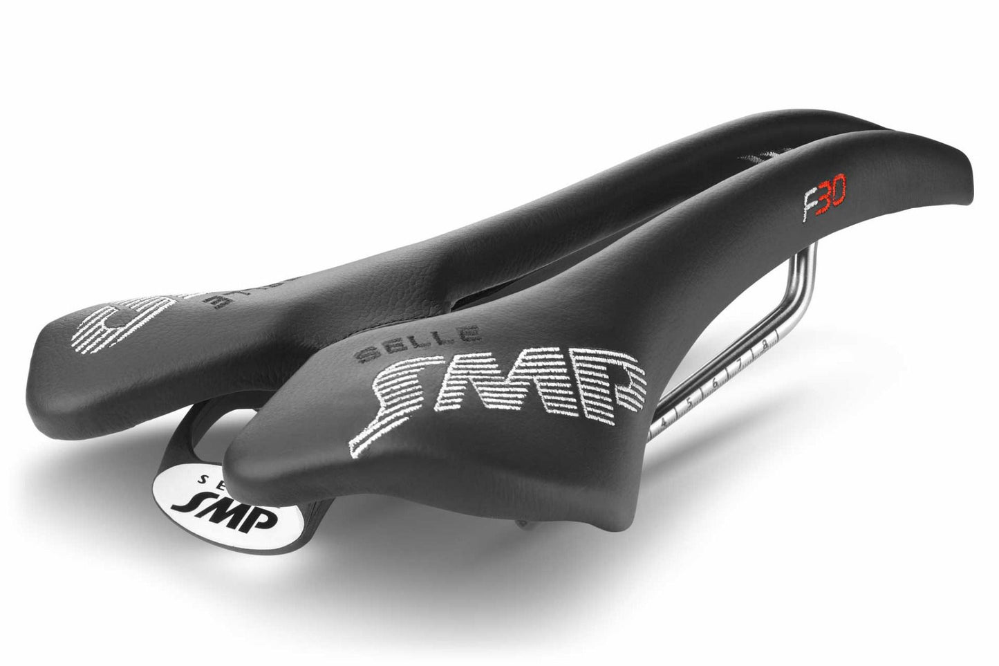 Saddle SMP F30 Width 149mm Stainless Steel Rails Black