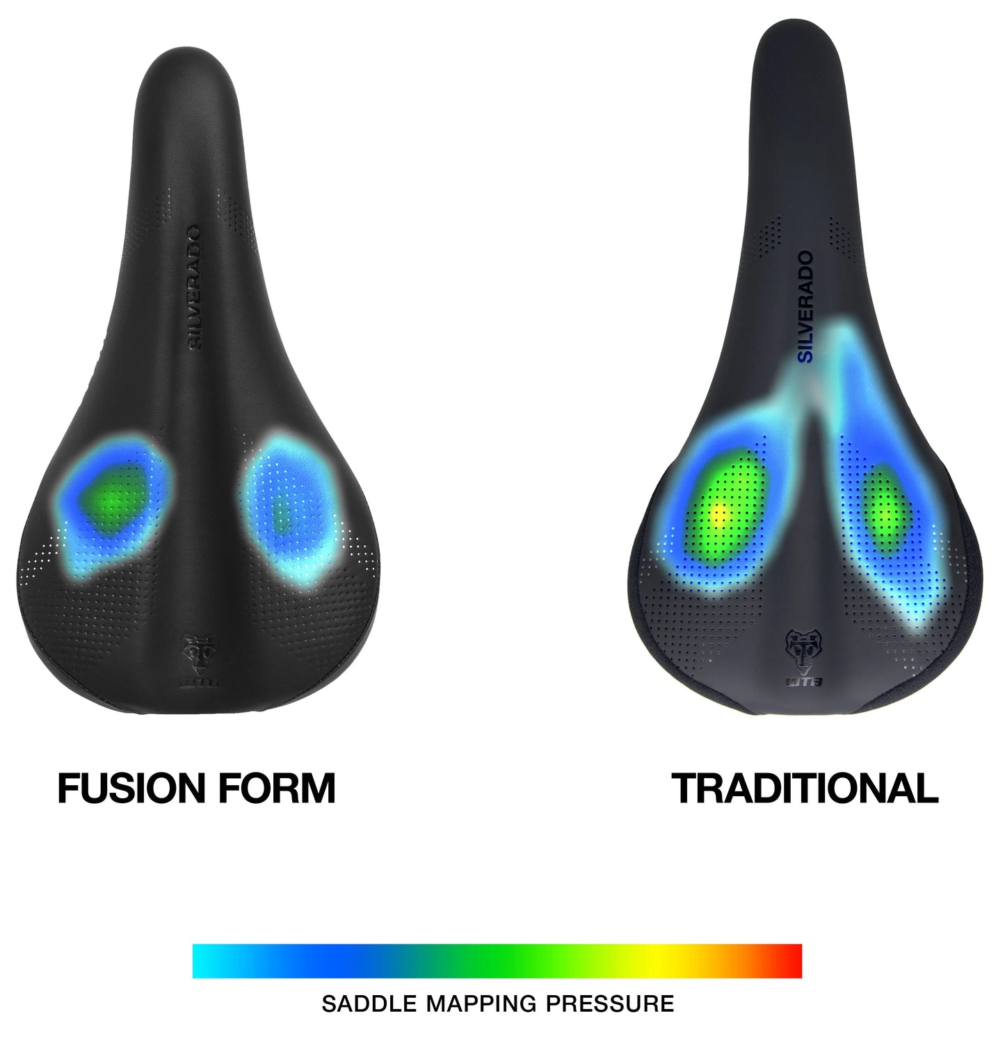 WTB SILVERADO FUSION FORM 142mm Steel Rails Saddle