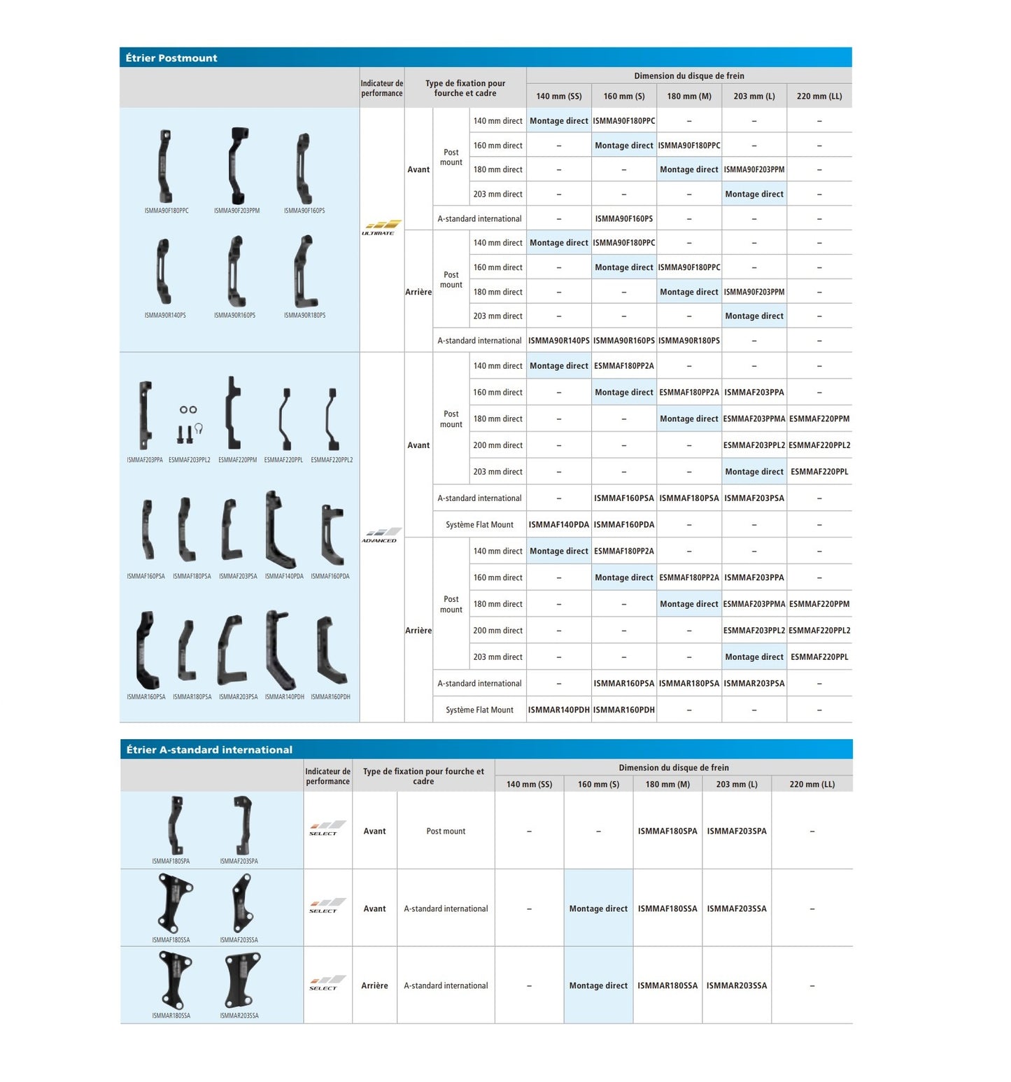 SHIMANO SM-MA-F203P/PMA front/rear caliper adapter (+23 mm)