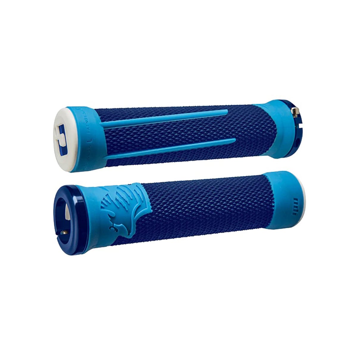 Grips ODI AARON GWIN Lock-On 135 mm Blue