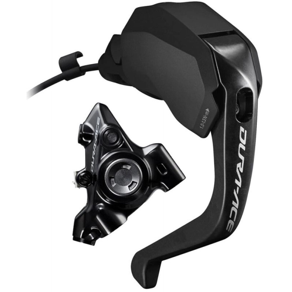 Levier Gauche R9180 et Étrier Avant SHIMANO DURA-ACE DI2 R9270 2x12V Flat Mount sans Disque