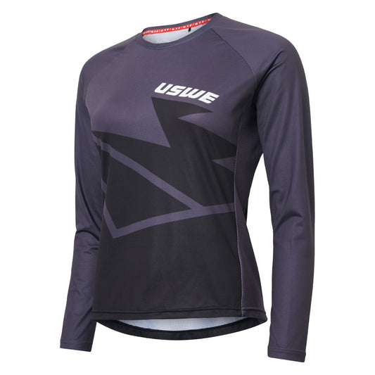 Women's USWE BERG MTB Long Sleeve Jersey Black